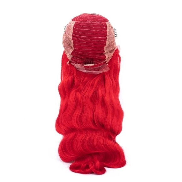 NEW Red Sapphire Front Lace Wig 20” main image 4